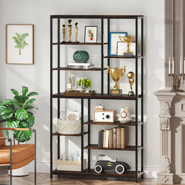 Glass etagere deals with doors